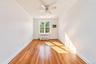 Bedroom facing front view house