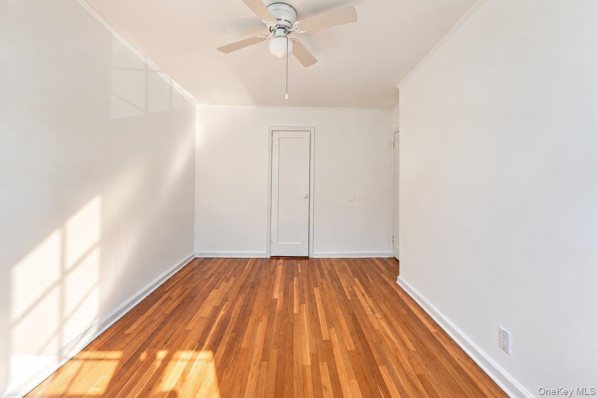 Bedroom facing front view house
