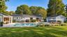 pool and poolhouse digitally generated