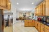 Kitchen into family room
