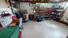Basement with plenty of storage and Gym Equipment.