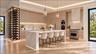 Kitchen. Virtually staged.