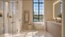 Primary bathroom. Primary suite. Virtually staged.