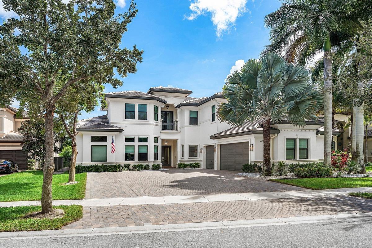 Front Elevation with expanded driveway