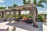 Cabanas by the pool