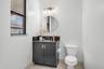 Upstairs Powder room