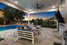 outdoor living at night