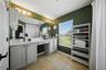 Primary bath with soaking tub shower