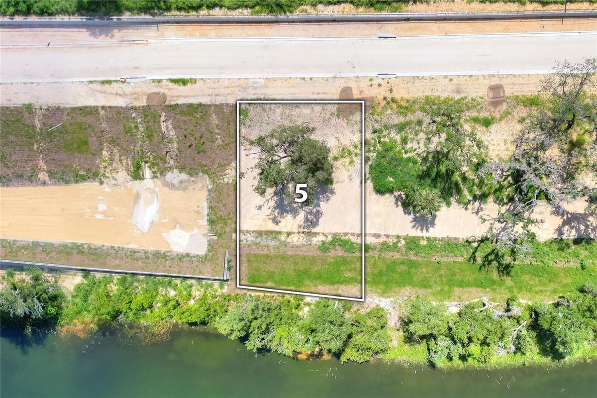 Lot 5 with 90 feet of Direct Lake Frontage