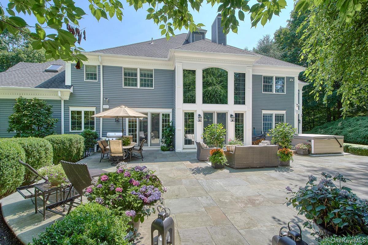 Back patio and house