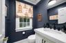 First floor powder room