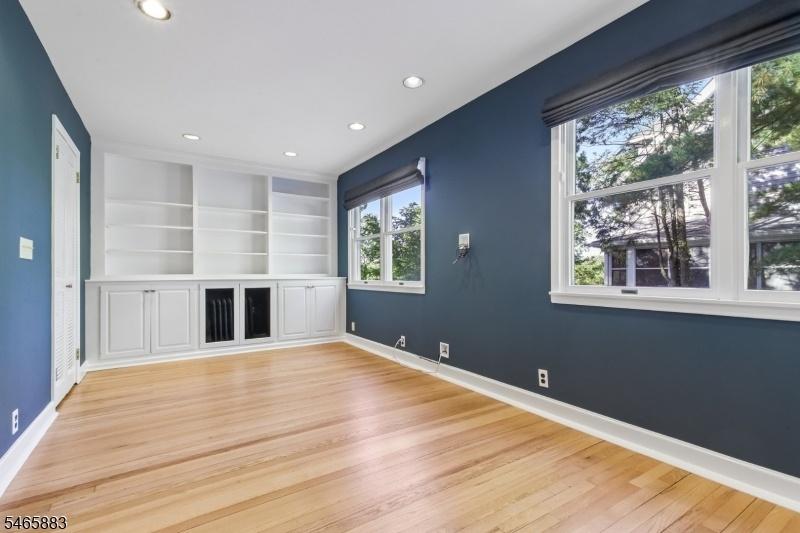 Sunroom built ins towards door