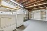 Laundry room in basement