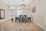 Flexible floor plan - featuring dining and living rooms - easily used as a home office/ 4th bedroom