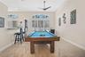 Extra large living room currently used as a game room