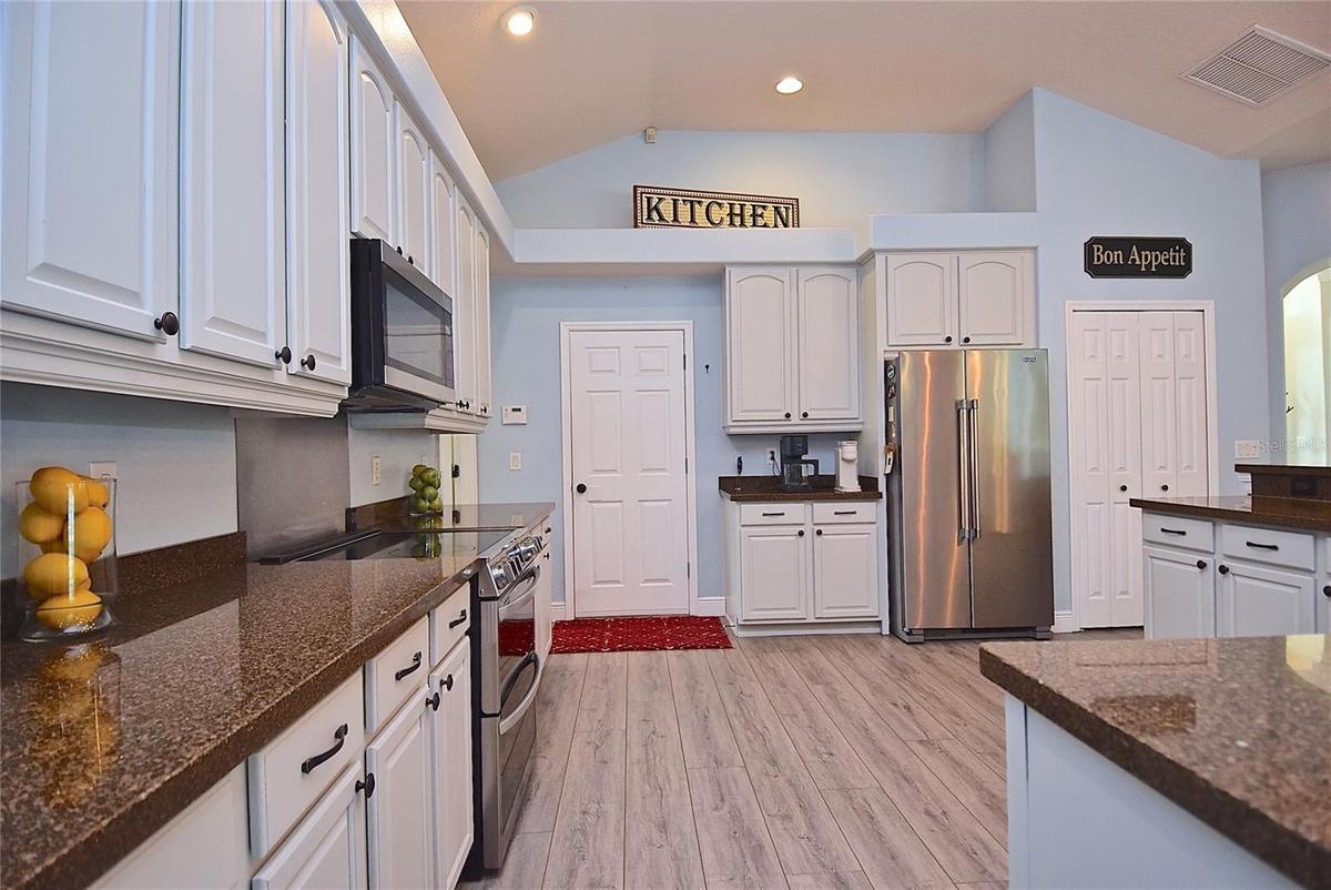 Kitchen cabinetry and appliances