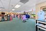 Golf pro shop, enhanced colors and TV darkened