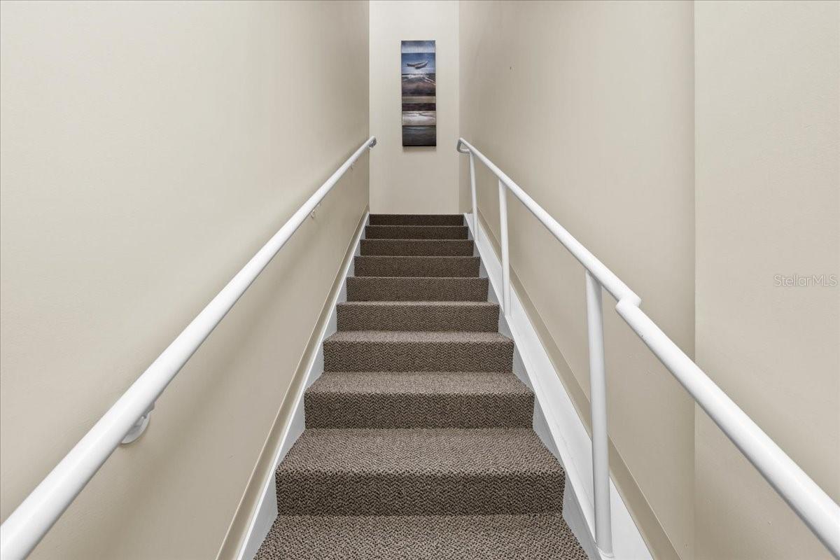 Stairs to Mezzanine Conference room