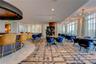 Private dining room with chef’s kitchen for entertaining guests.