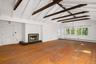 The great room, looking back toward the hearth