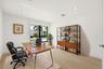 Currently configured as a sophisticated home office, this bright and versatile room easily adapts to fit your lifestyle as a guest bedroom, den, or cr