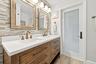 Bathroom 3 is a fully updated cabana bathroom with a new vanity, countertops, tile, and a tub and shower. Your guests will access it while spending da