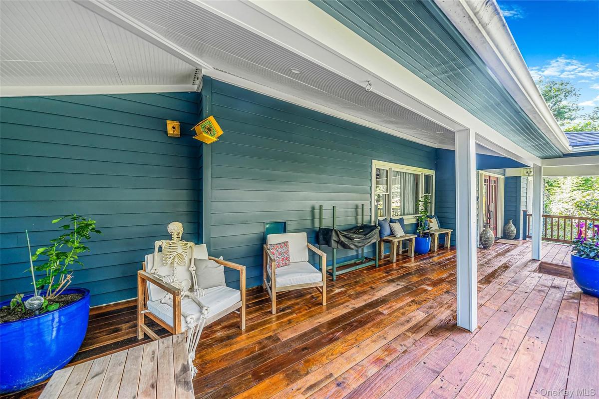Covered front porch