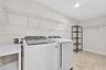 Utility room with extended storage/closet space