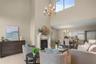 Great sightlines from the living room, dining room, and kitchen create an open feel that is ideal for entertaining.