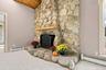 Woodburning fireplace