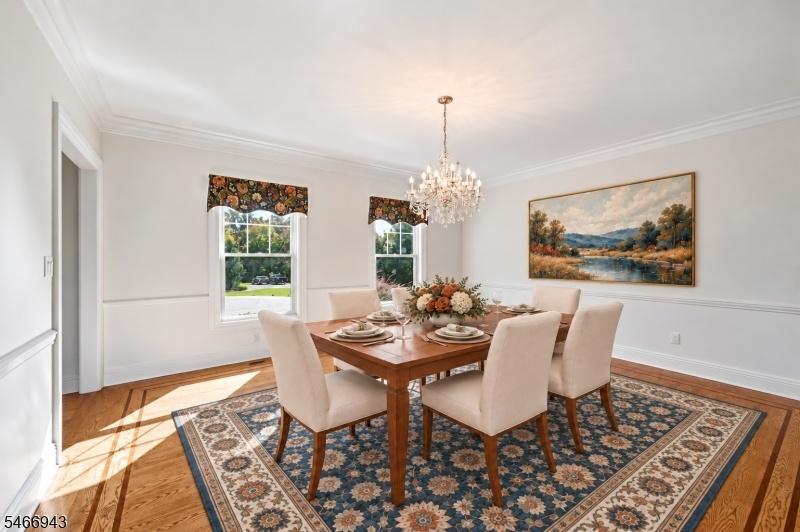 Virtually Staged Dining Room