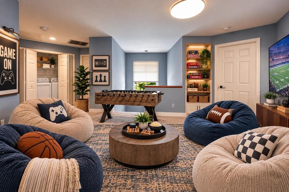 Virtually staged Loft