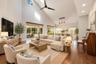 Virtually staged living room