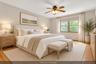Virtually Staged Primary Bedroom