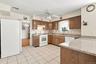 Ample cabinets and granite counters will work well for you. Enjoy natural gas cooking on your gas oven/range.