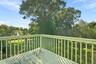 Located off the eat-in kitchen is a deck with plenty of room for a table and BBQ.
