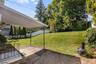 Rear patio and yard