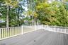 composite deck/white railings