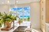 Kitchen island and ocean view