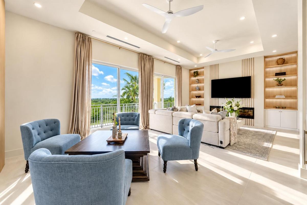 living room and Intracoastal view