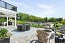 Fire Pit Lounge with pavers