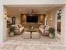 Virtually Staged Outdoor Living. Accent wall not included.