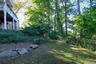 View of landscaped yard.