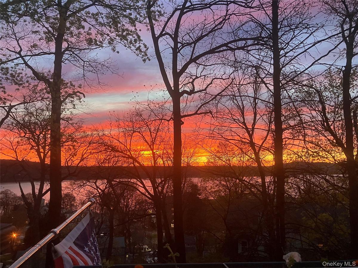 Winter sunset.