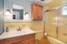 Cheery hall bathroom