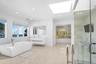 Bath with skylight
