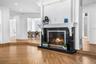 Living room fireplace (digitally enhanced)
