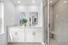 Owners double sink vanity