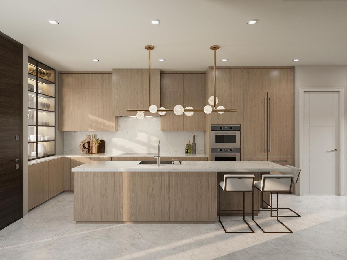First level Kitchen in Sandy Beach Color Pallet