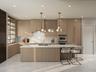 First level Kitchen in Sandy Beach Color Pallet